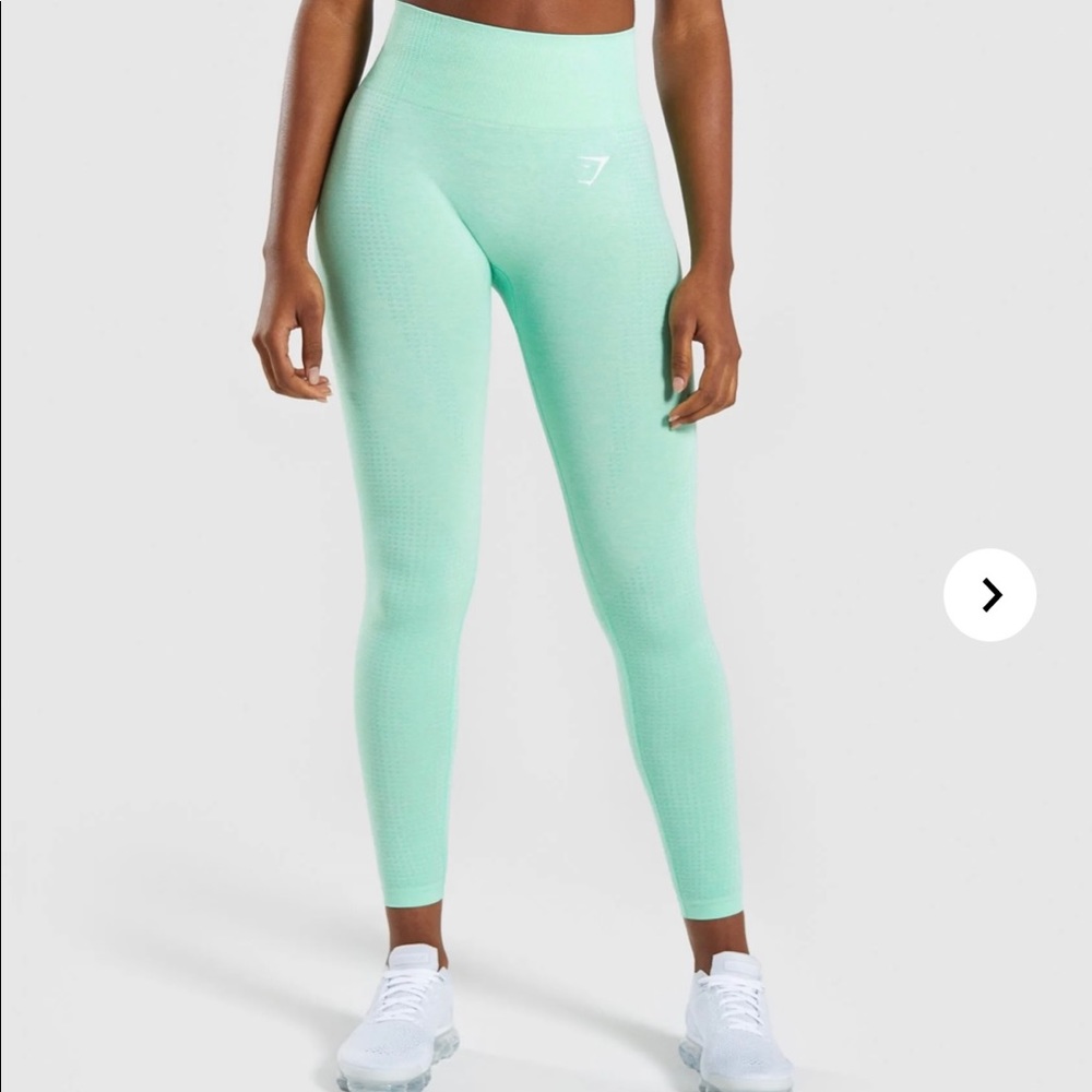 Gymshark Sour Pistachio Vital Seamless Leggings